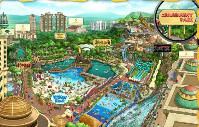 Sunway Lagoon 5 Parks Amusement Park Water Park Extreme Park