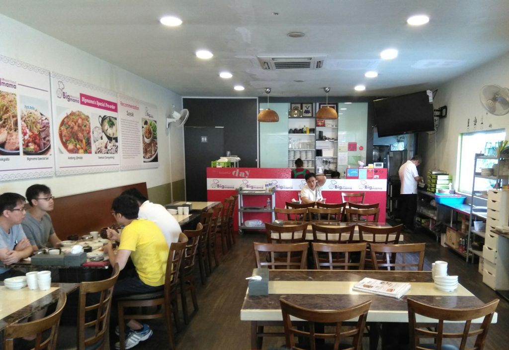 Inside Big Mama Korean Restaurant @ 2 Kim Tian Road Tiong Bahru