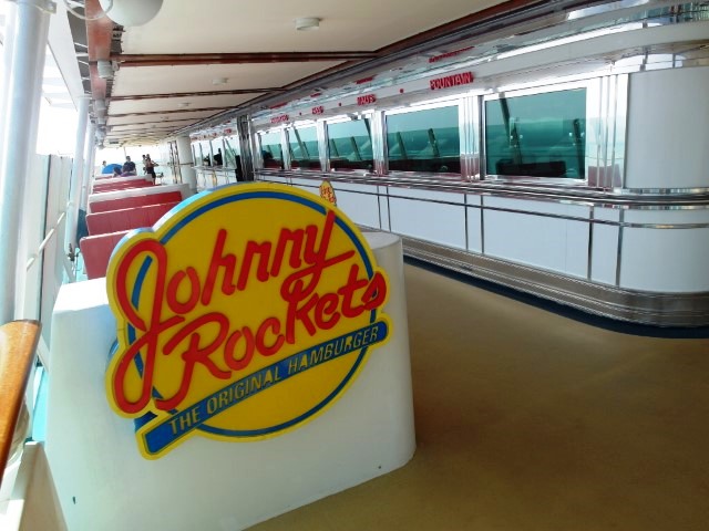Johnny Rockets Hamburger Restaurant Mariner of the Seas Royal Caribbean Cruise