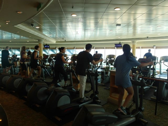 Gym at Deck 11 Fitness Centre, Mariner of the Seas