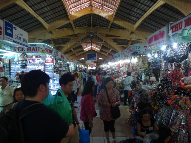 Inside Ben Thanh Market Vietnam