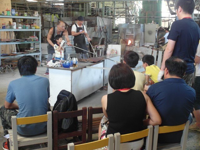 Glass Blowing at Kuo Tai Glass Park