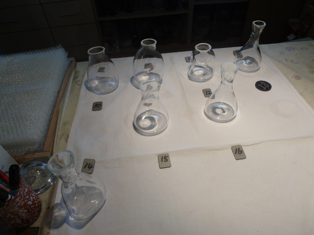 Guess which is the glass ware that we produced?