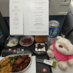 Our first meal on Turkish Airlines