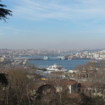 View of Bosphorus River from Topkapi Palace