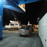 Ferry crossing straits to Canakkale