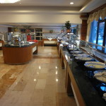 Breakfast buffet area of Koru Hotel Bolu