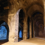 Insulated interior of Sultanhani Caravanserai warm in winter cool in summer