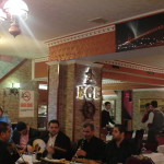 Inside kumkapi ege - Restaurant where we had our dinner with live music