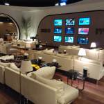 Lounge Istanbul with multiple TV screens