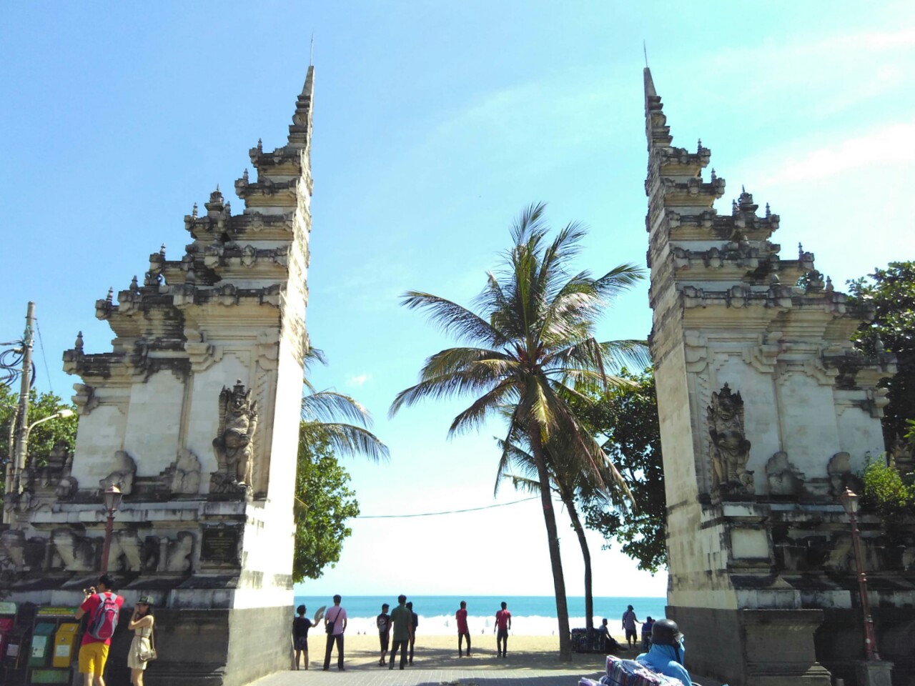 Iconic Gate at Kuta Beach