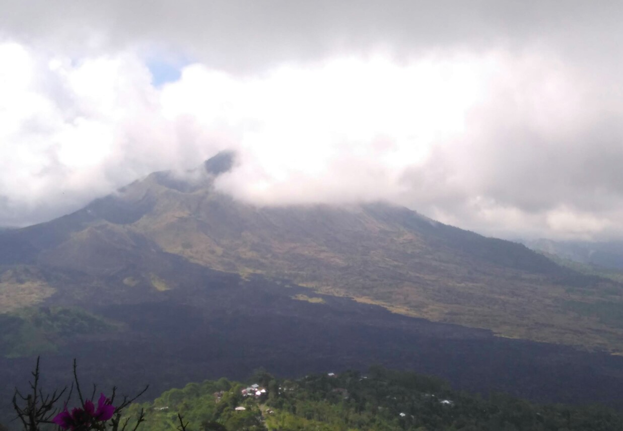 Mount Batur Volcano seen from Kintamani