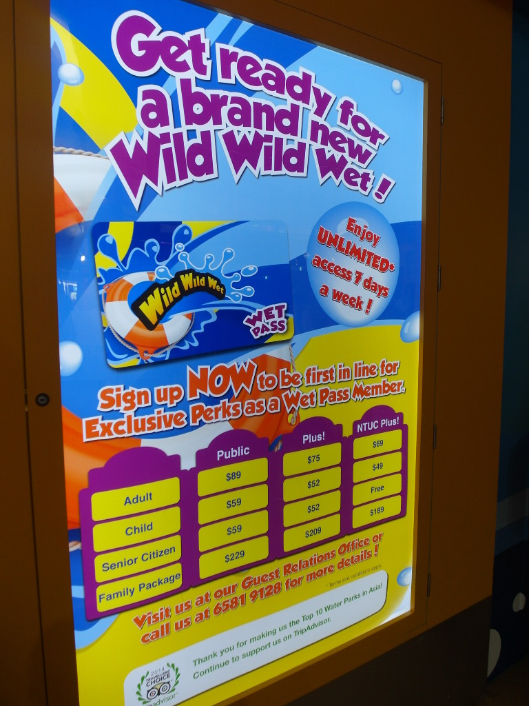 Rates for Annual Passes at Wild Wild Wet