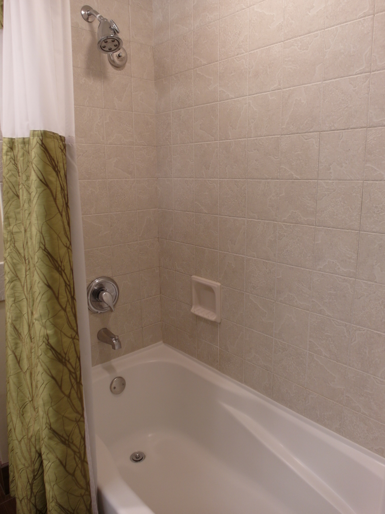 Shower and Bathtub at Grand Residences Marriott Lake Tahoe