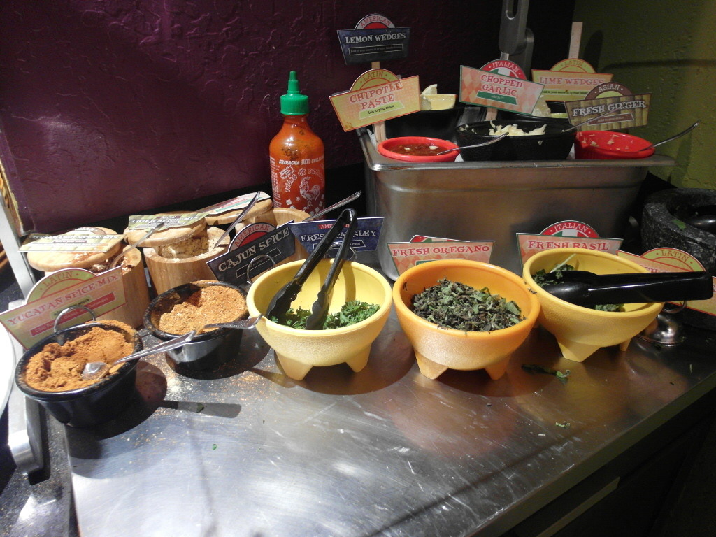 Step 7: Choice of herbs and spices