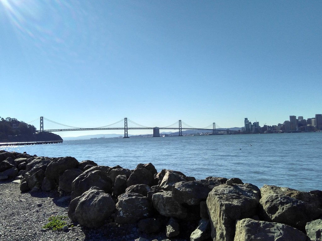 Views of San Francisco Bay from Treasure Island