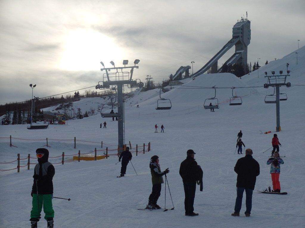Ski jump tower Canada Olympic Park (COP)