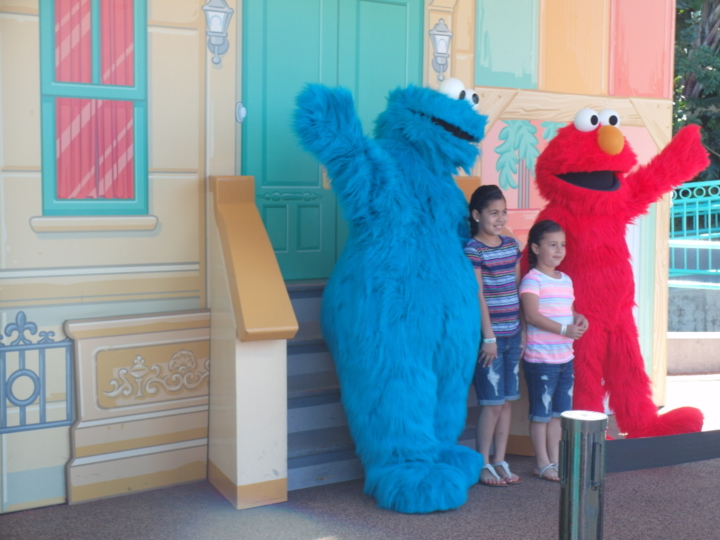 Cookie Monster and Elmo San Diego SeaWorld