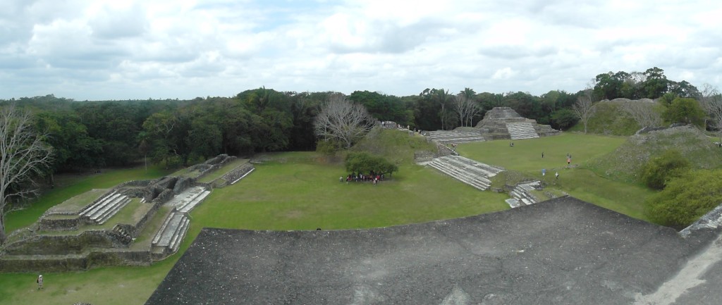Panoramic view of Altun Ha Complex
