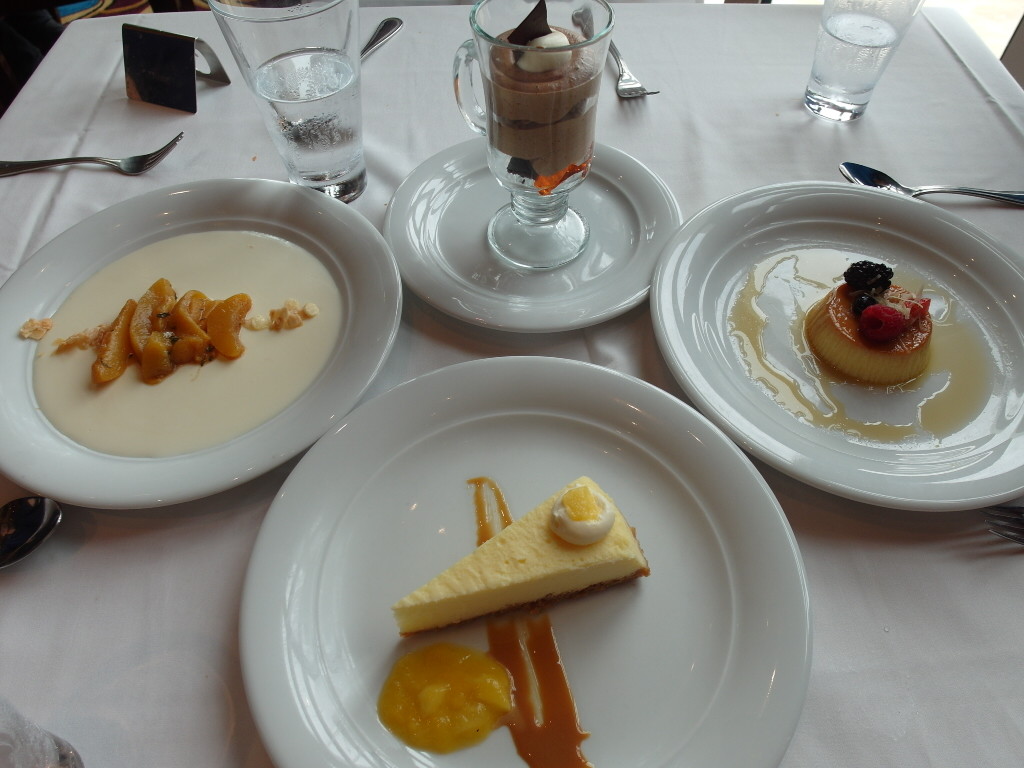 Desserts Grand Pacific Main Dining Room NCL