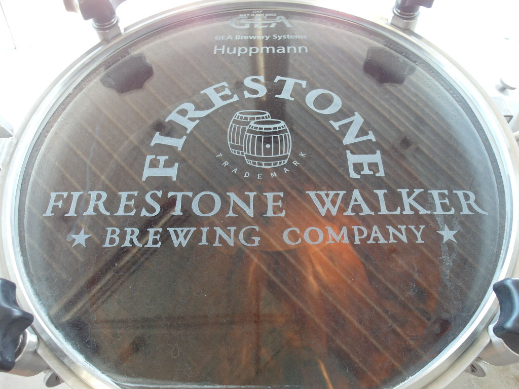 Today's brew at Firestone Walker Brewery 