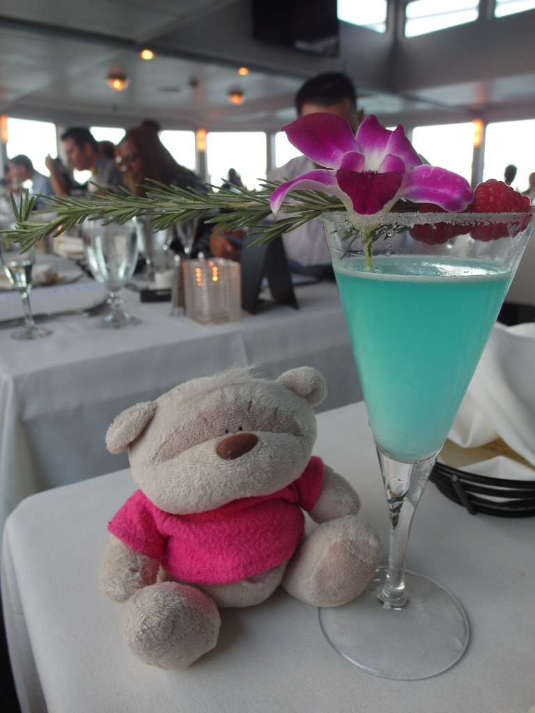 Blue Bay Lemon Drop Martini California Hornblower San Francisco Bay Sunset Dinner Harbour Cruise