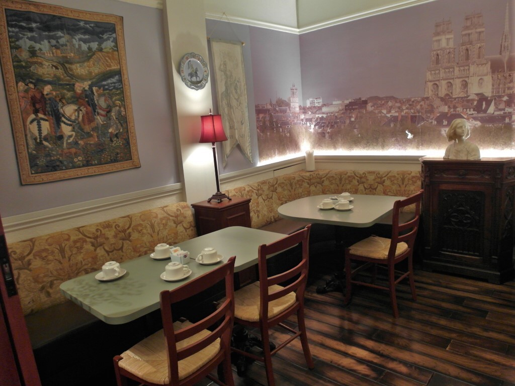 Inside Cafe Jeanne D'Arc Cornell Hotel De France
