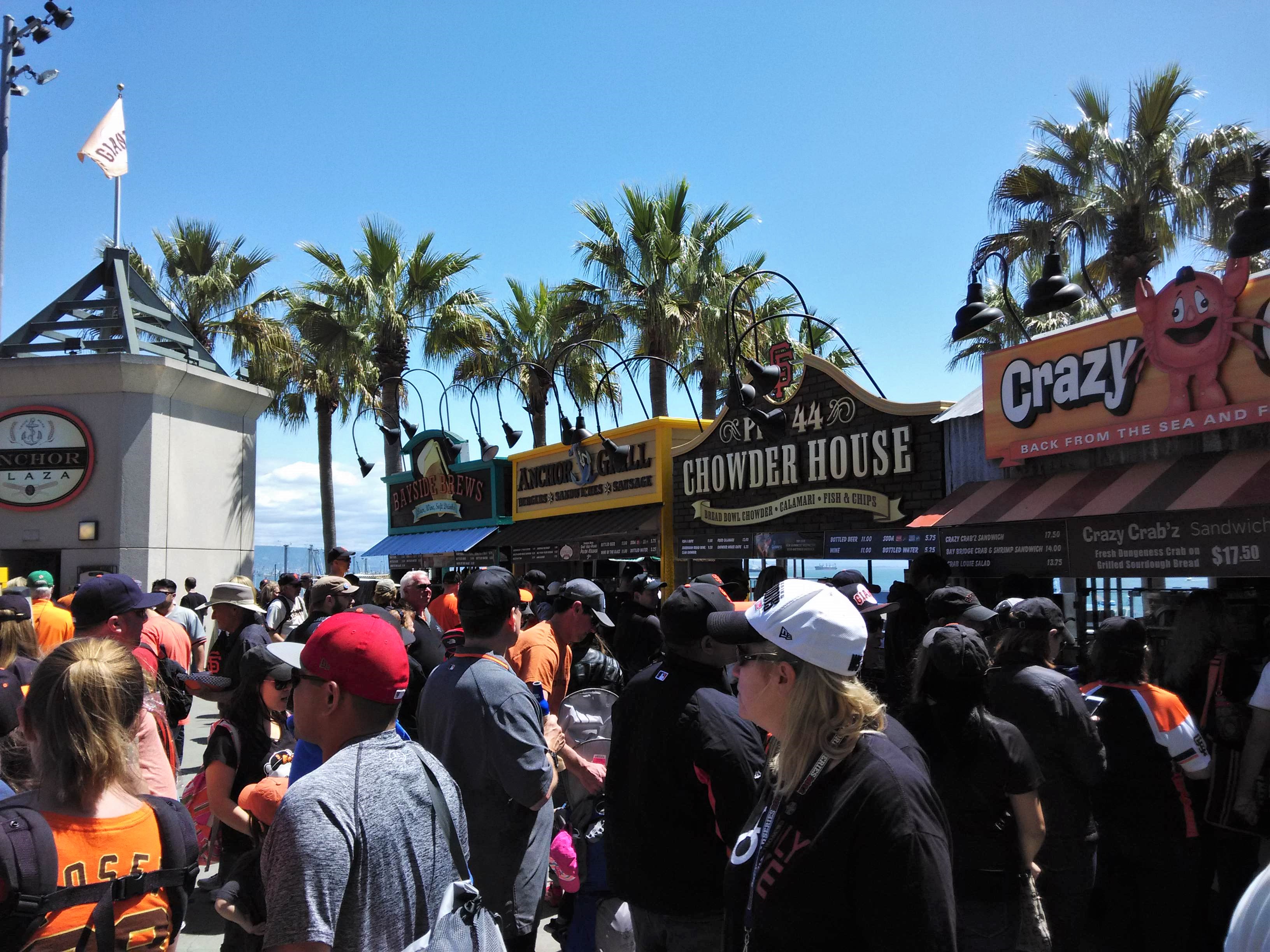 Outdoor Food Stands AT&T Park