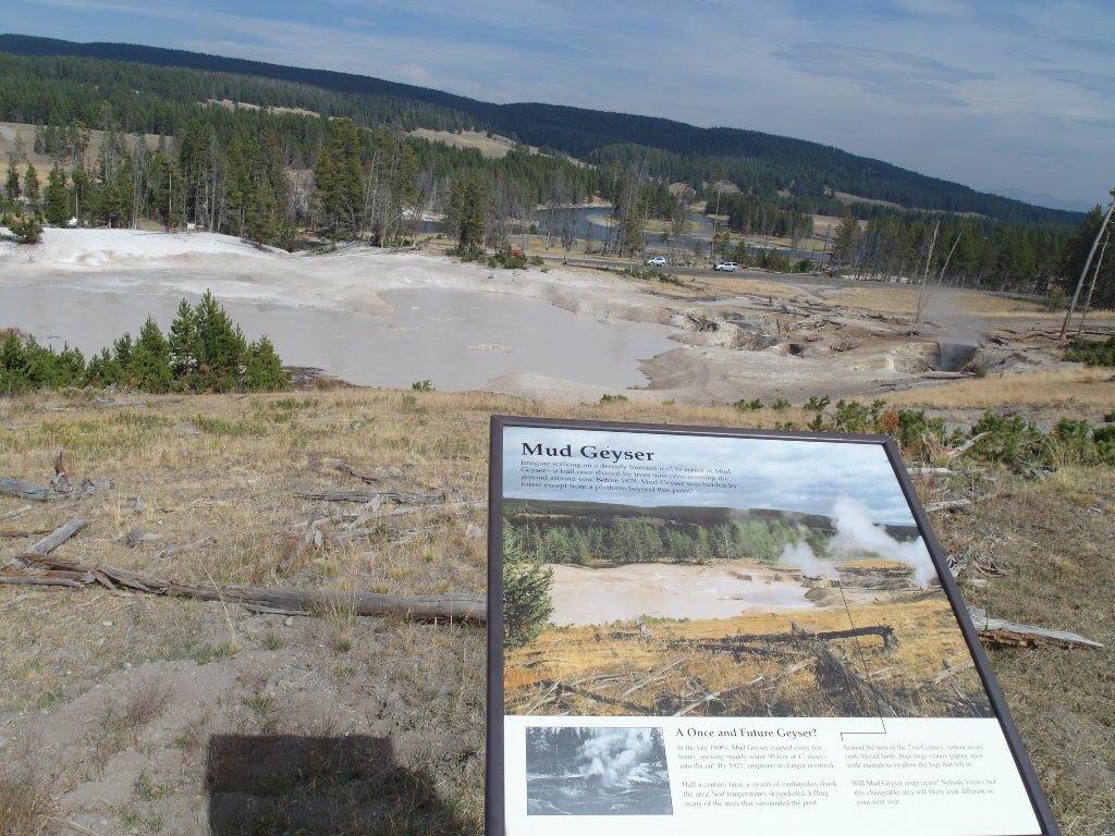 Mud Geyser Mud Volcano Yellowstone National Park