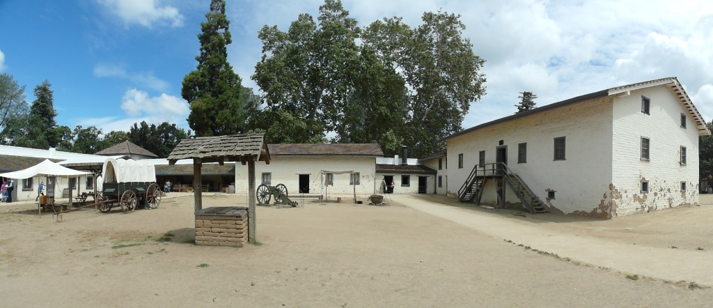 Panorama of Sutter's Fort