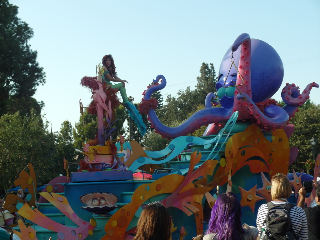 Ariel Little Mermaid Disneyland Anaheim Parade