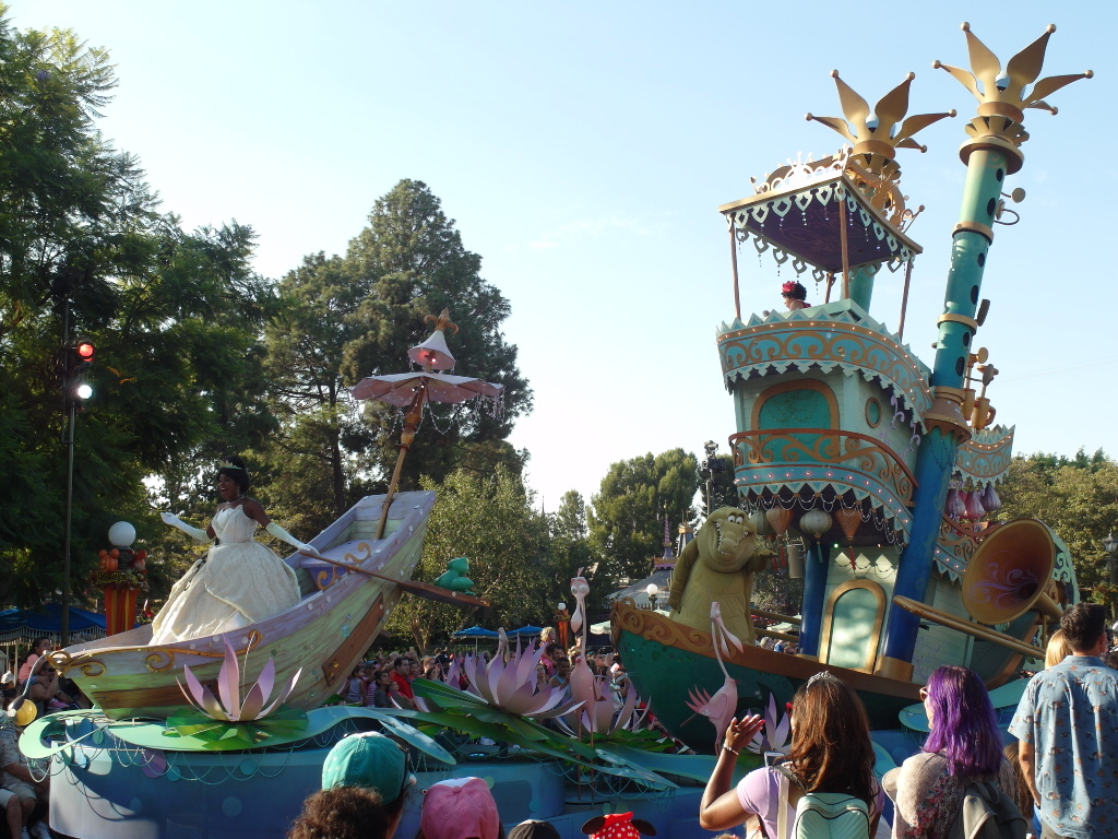 Princess Tiana Disneyland Anaheim Parade
