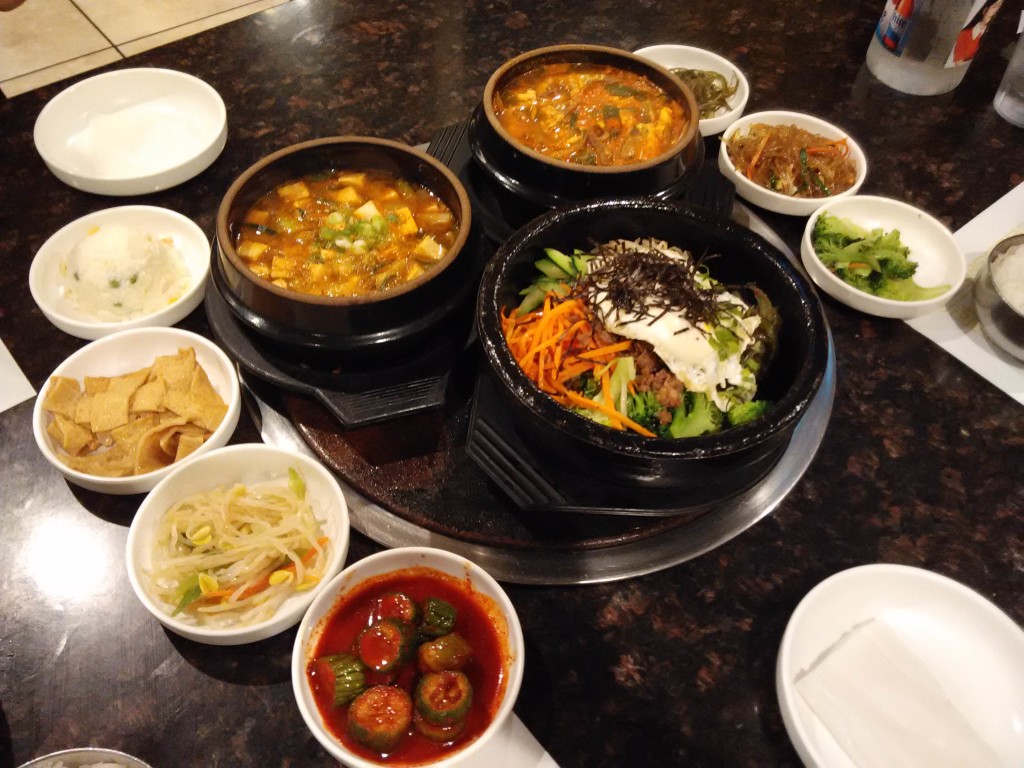 Side Dishes at Cham Soot Gol Buena Park