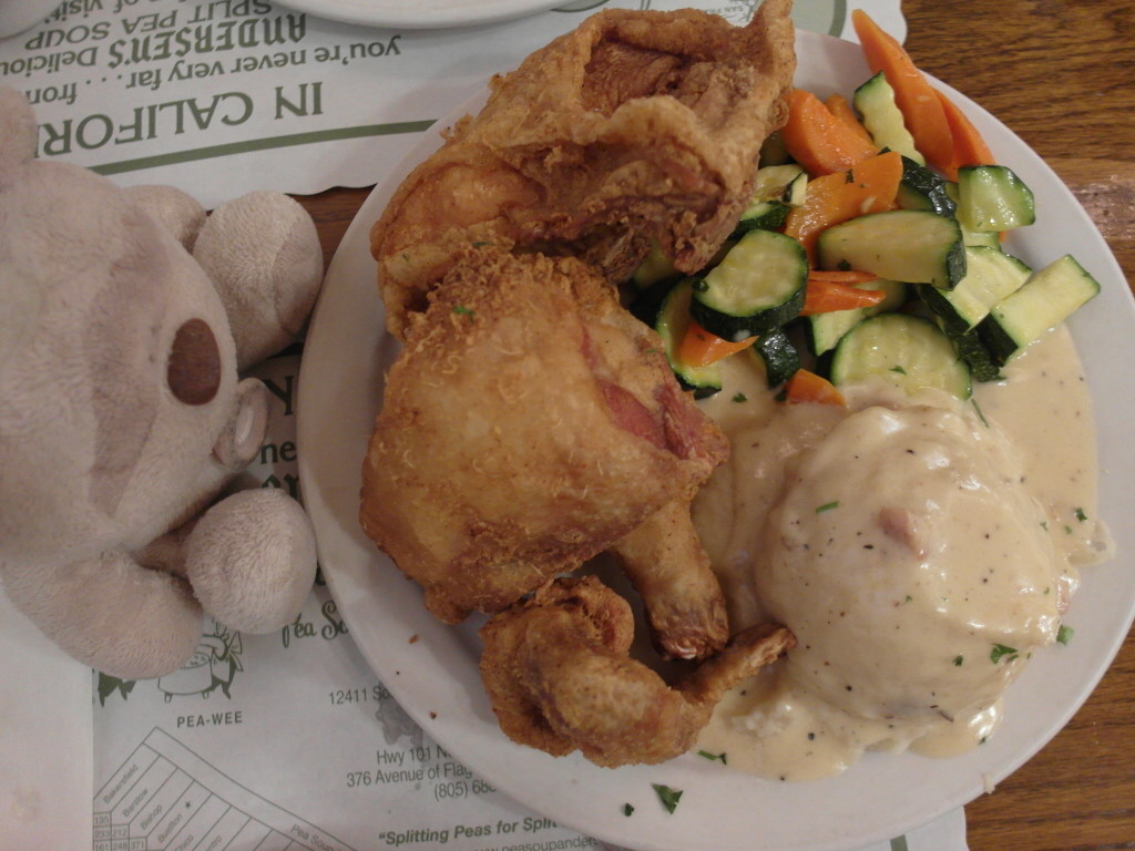 Fried Chicken @ Pea Soup Andersen's Solvang