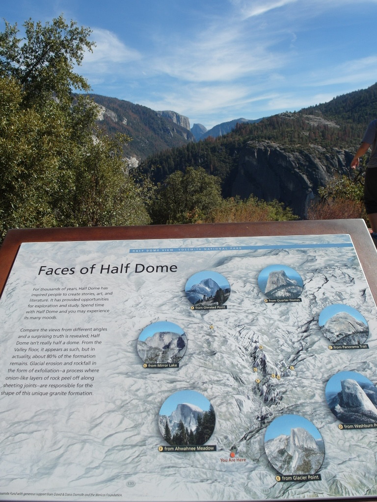 Yosemite National Park Half Dome Description