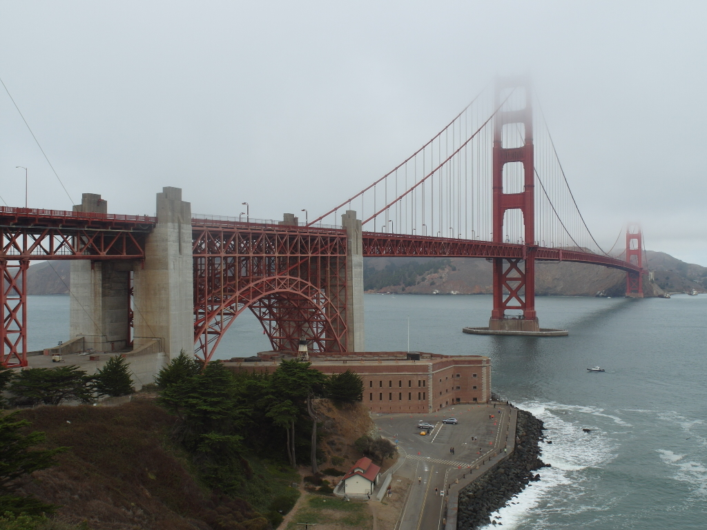 View of the Golden Gate Bridge San Francisco