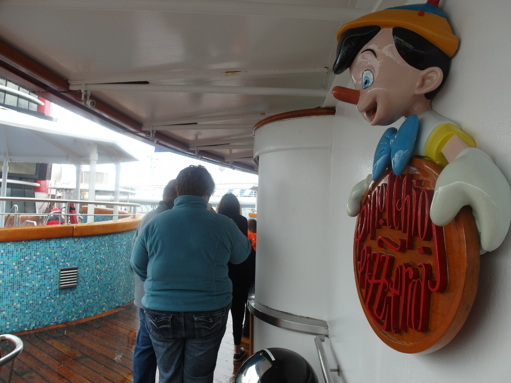 Pinocchio's Pizzeria Disney Wonder Disney Cruise Alaska