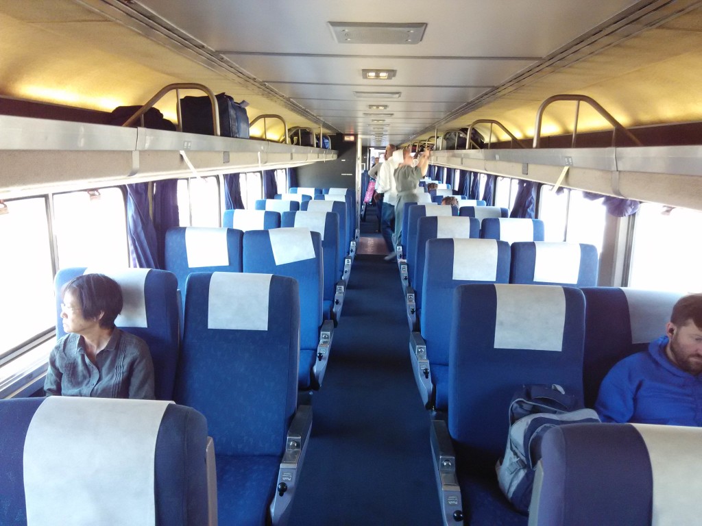 Coach Seats California Zephyr Amtrak