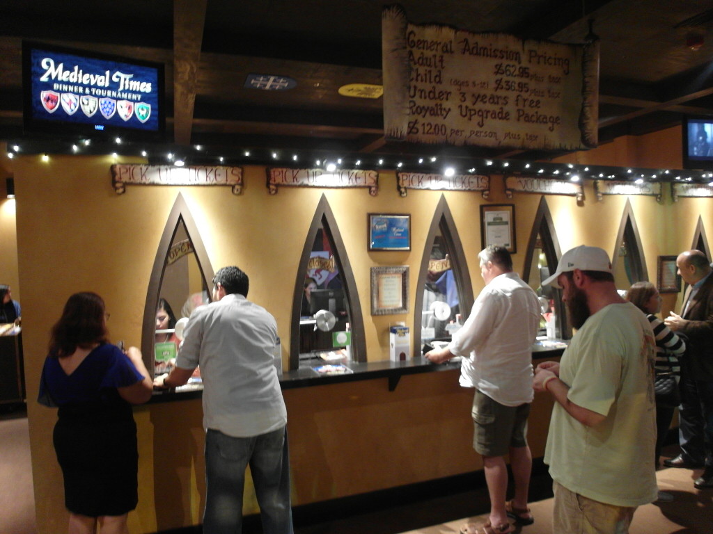 Ticketing Counters at Orlando Castle