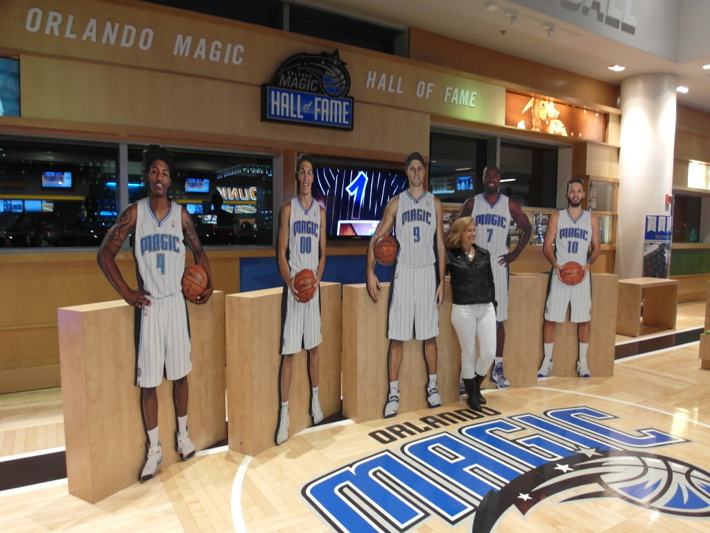 Life-Sized replica of Orlando Magic Players