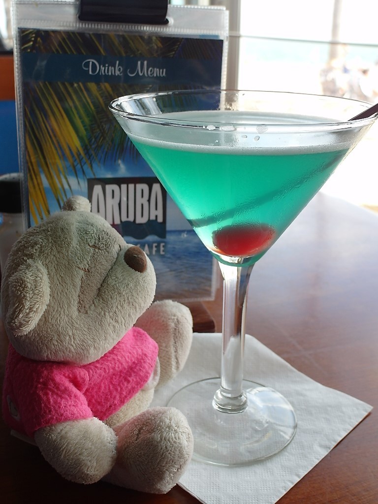 Blue Sky - Stoli Blueberry Vodka, Blue Curacao and Pink Lemonade