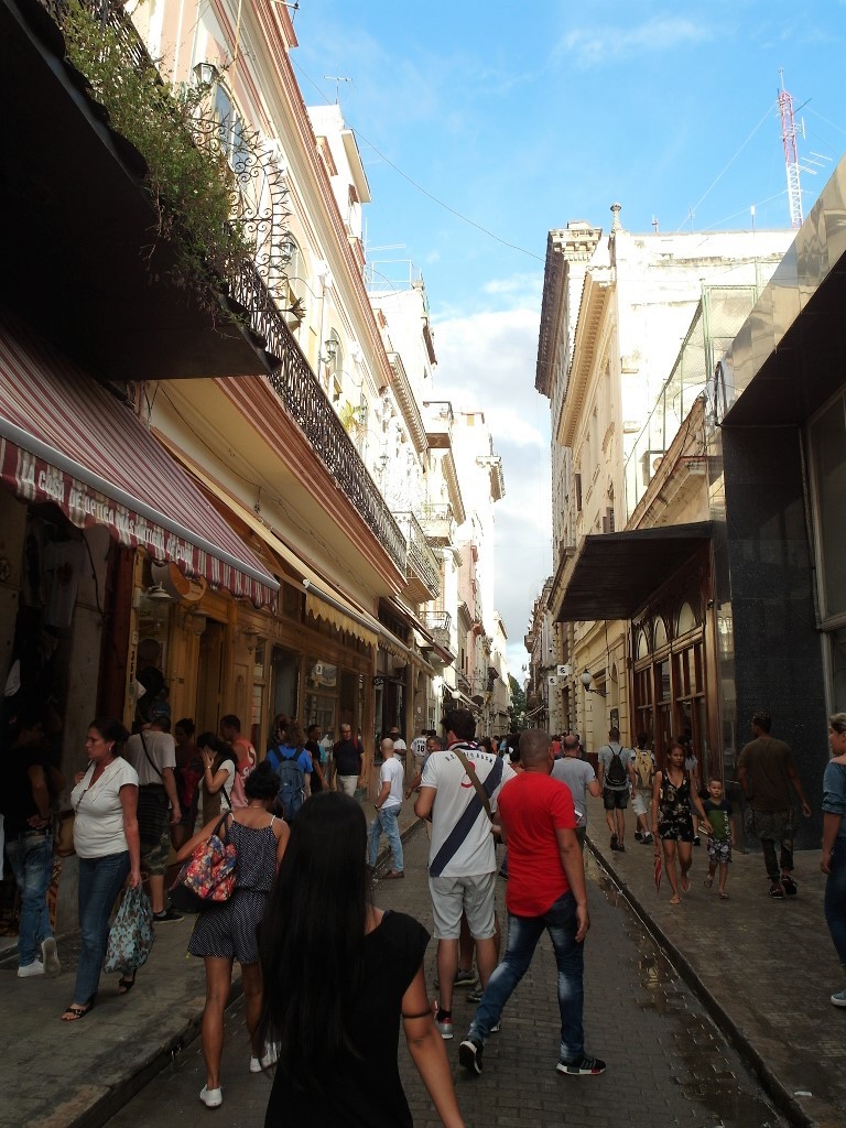 Obispo Walking Street Old Havana Cuba
