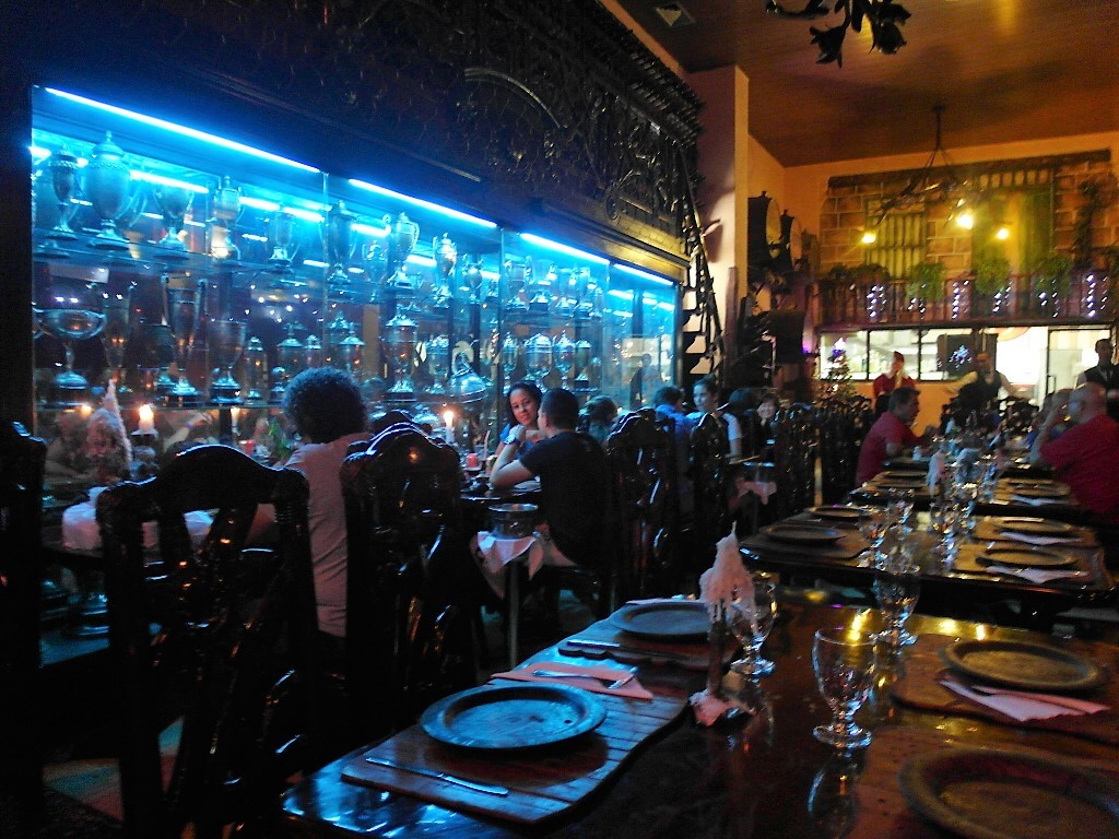 Inside Los Nardos Restaurant Havana Cuba