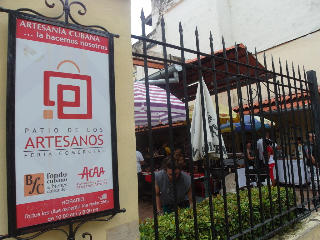 Nearyby Flea Market along Obispo Street Havana