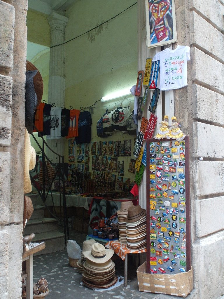 Souvenir Shops Old Havana Cuba