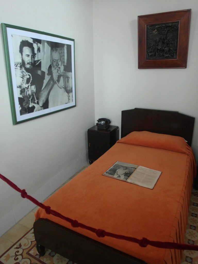 Bed of Ernest Hemingway at Hotel Ambos Mundos