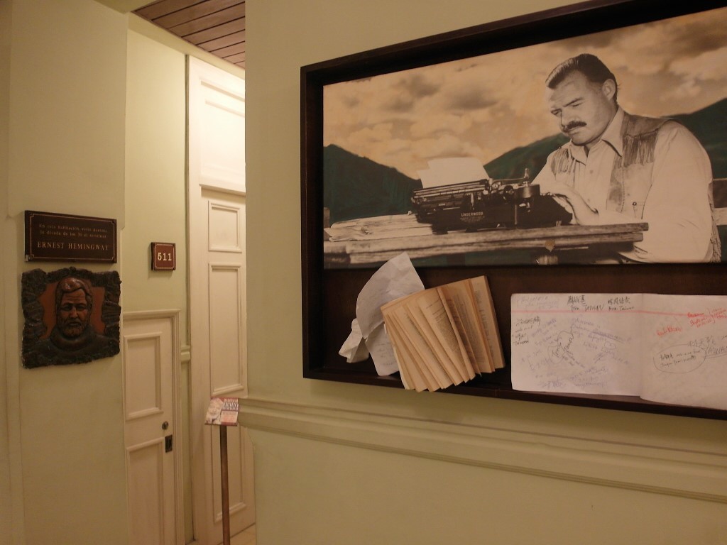 Ernest Hemingway Room (2 CUC) Hotel Ambos Mundos Havana Cuba