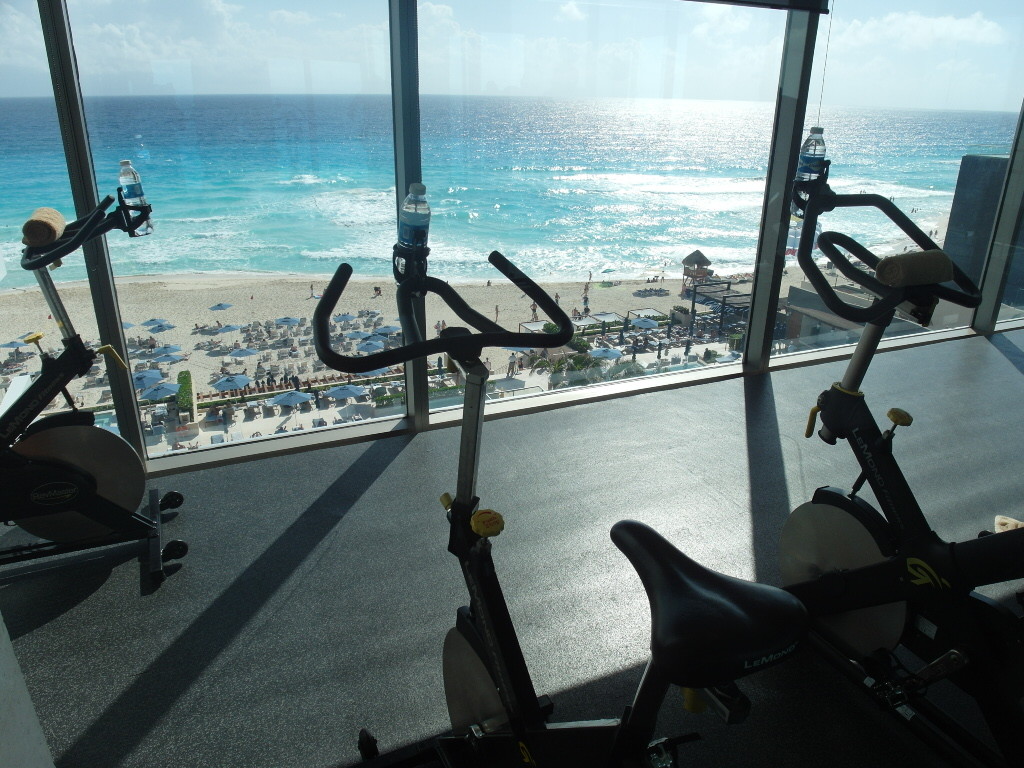 Gym with a view