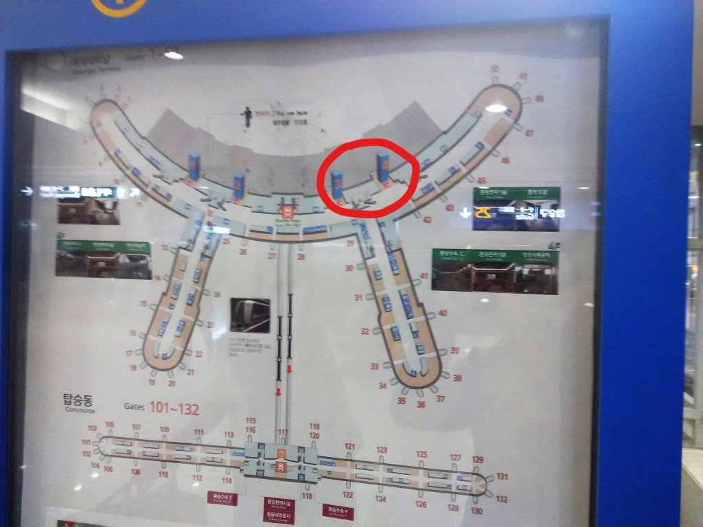 Map of Incheon International Airport