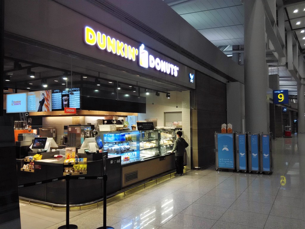 24 hours Dunkin Donuts Incheon Airport Air Side
